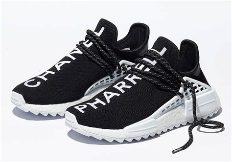 chanel x pharrell williams x adidas originals hu nmd retail|pharrell x chanel adidas.